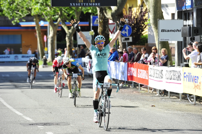 Il successo di Viotto alla GF Bianchi-Gimondi